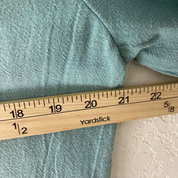 Soft Surroundings‎ Loose-Fit Seafoam Green Tunic Top With 3/4 Sleeves Pocket - Picture 8 of 12